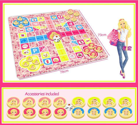 2 in 1 Barbie trapunta e gioco di società –